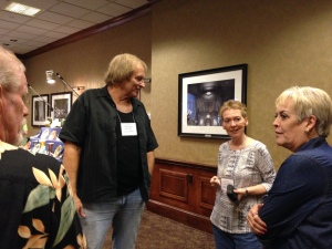 Dick Betker, Ellen Richardson (from England) and Kate Lavelle.